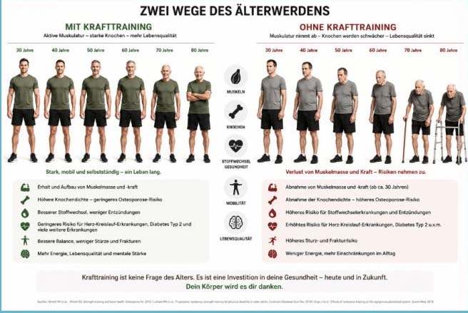 Krafttraining ist medizinische Prävention